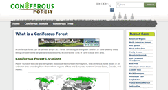 Desktop Screenshot of coniferousforest.com
