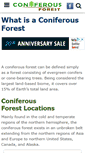 Mobile Screenshot of coniferousforest.com